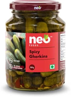 NEO SPICY GHERKINS 350 GM.