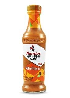 NANDOS PERI-PERI SAUCE MEDIUM 250 GM.