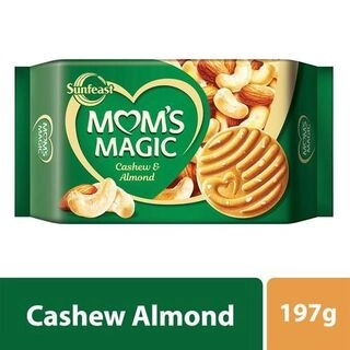 MOMS MAGIC CASHEW & ALMOND 197 GM.