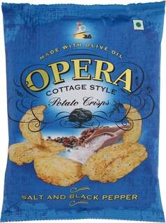 SALT & BLACK PEPPER CRISPS 55 GM.