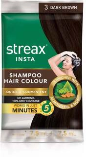 Shampoo Hair Color Dark Brown 3 18Ml