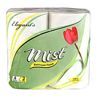BATHROOM TISSUE 4 ROLL 2PLY 1800 PULL