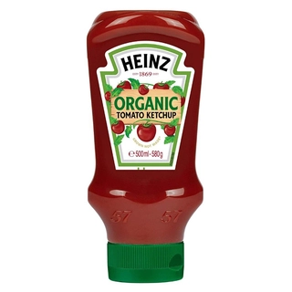 HEINZE TOMATO ORGANIC KETCHUP 580 GM.