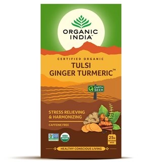 INDIA TULSI GINGER TURMERIC TEA