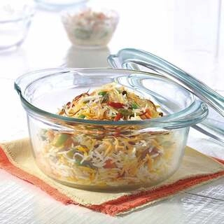 MICROWAVABLE DEEP ROUND CASSEROLE 1.75LTR