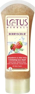 Berryscrub Strawberry & Aloevera Face Wash 120Gm