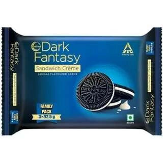 Dark Fantasy Vanilla Creme Biscuits 249Gm