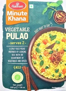 Haldiram'S Minute Khana Vegetable Pulao 200Gm