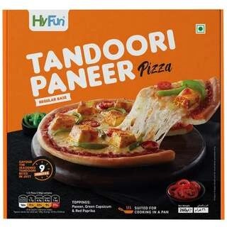 HYFUN TANDOORI PANEER PIZZA 260 GM.