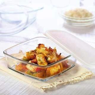 SQUARE DISH WITH LID 1.6L