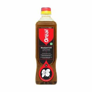 OREAL MUSTARD OIL COLD PRESSED 1 LTR.