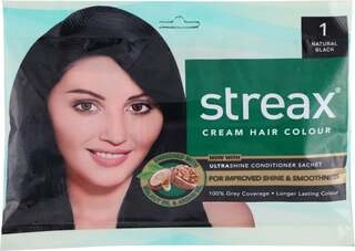Creme Hair Color Pouch Natural Black No.1