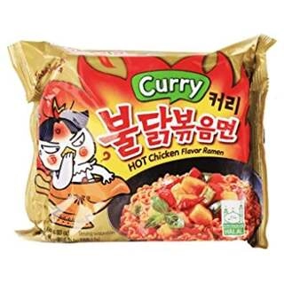 BULDAK CURRY HOT CHICKEN NDLS 140 GM.