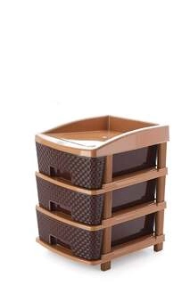 Plastic Dustbin Small Hazel
