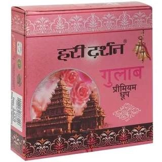 Hari Darshan Premium Dhoop Temple Rose 100Gm