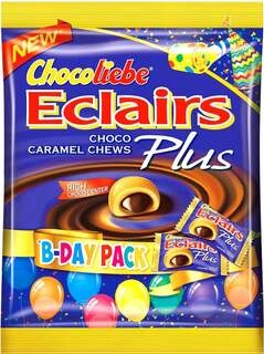 ECLAIRS CHOCO PLUS BIRTHDAY PACK 425 GM.