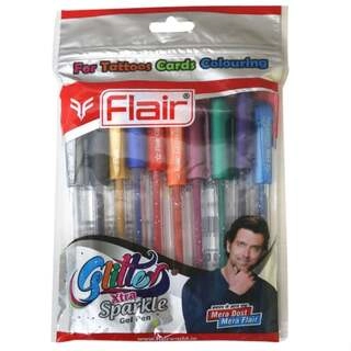 GLITTER GEL PEN SET.