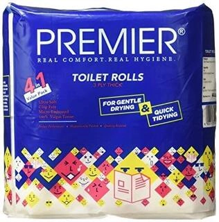 PREMIER TOILET ROLL 4 IN 1 200 PULLS 3 PLY