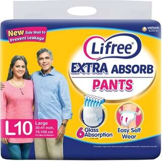 EXTRA ABSORB PANT L 10 PCS