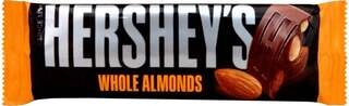 WHOLE ALMONDS CHOCOLATE 40 GM.