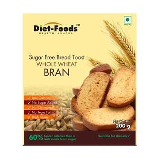 SUGAR FREE BREAD TOAST BRAN 200 GM