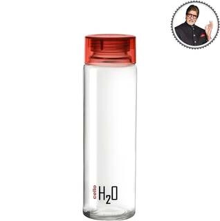 H20 GLASS FRIDGE BOTTLE 1 LTR