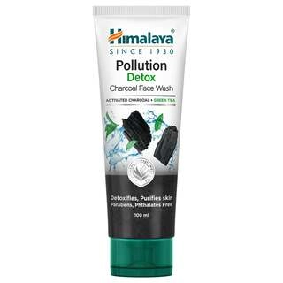 POLLUTION DETOX CHARCOAL FACE WASH 100 ML.