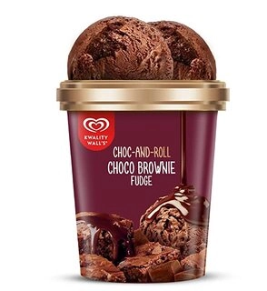 CHOCO BROWNIE FUDGE TUB 700 ML.