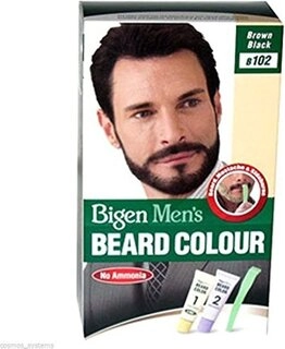 Men'S Beard Color B102 Brownish Black