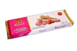 STRAWBERRY WAFER BISCUIT 120 GM.