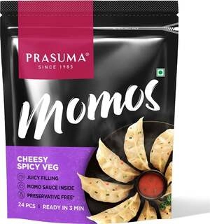VEG CHEESE SPICY MOMOS 24 PCS.