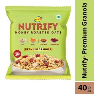 NUTRIFY HONEY ROASTED OATS 40 GM.