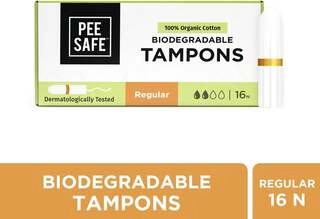 100% ORGANIC COTTON TAMPONS REGULAR 16 N