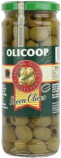 GREEN OLIVES PITTED