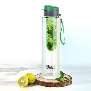GLASS DETOX BOROSILICATE BOTTLE 750 ML.