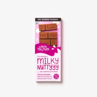 THE WHOLE TRUTH FOODS MILK CHOCOLATE FRUITS AND NUTS 50 GM.