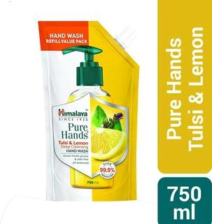 PURE HANDS TULSI & LEMON HAND WASH 750 ML.