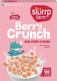 Farm Millet Crunch - Strawberry Stars And Moons