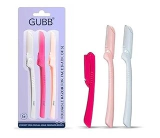 EYEBROW FOLDABLE RAZOR FOR FACE PACK OF 3