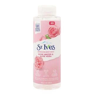 BODY WASH ROSE WATER & ALOEVERA 473 ML