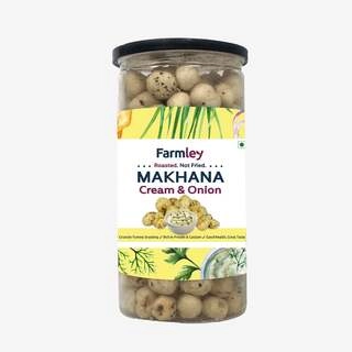ROASTED MAKHANA CREAM & ONION 90 GM.