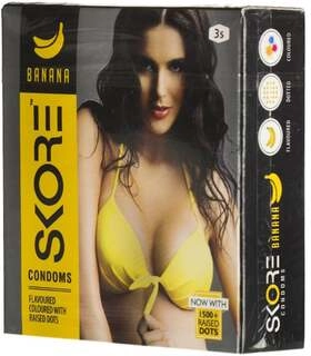 CONDOMS BANANA 3'S PACK