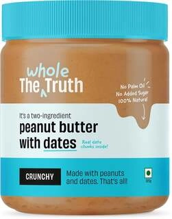 THE WHOLE TRUTH SWEETENED CRUNCHY PEANUT BUTTER SMALL 325 GMS.