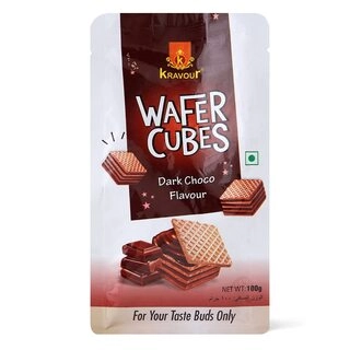 WAFER CUBES DARK CHOCO 100 GM.