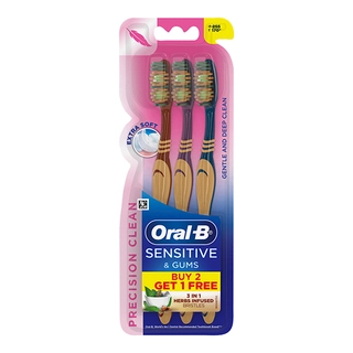 BRUSH SENSITIVE & GUMS HERBS INFUSED (EXTRA SOFT) 3*1 PCS.