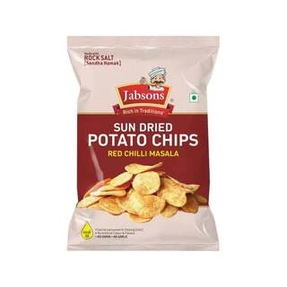Sun Dried Potato Chips Red Chilli Masala 110Gm