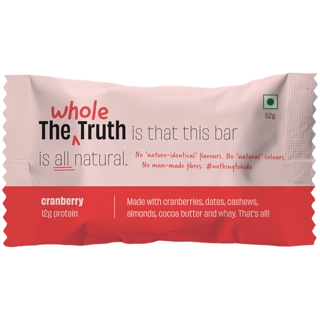 CRANBERRY PROTEIN BAR 52 GMS.