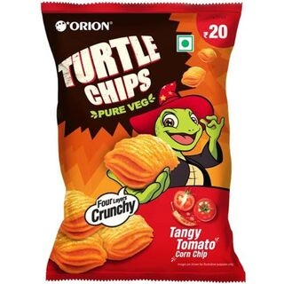 TURTLE CHIPS TANGY TOMATO 28 GM.