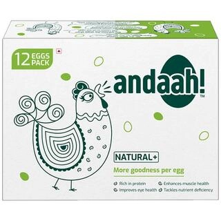 ANDAAH NATURAL EGG 12 PCS