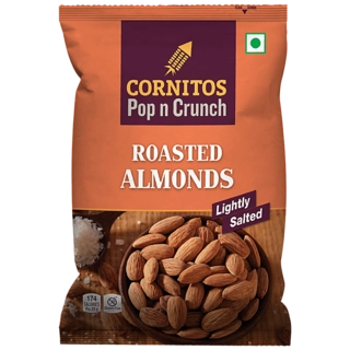 Pop N Crunch Roasted California Almonds 30Gm
